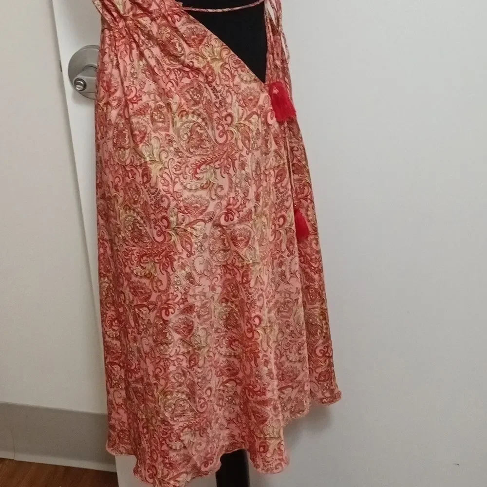 Paisley Silk Halter Dress - Picture 5 of 10